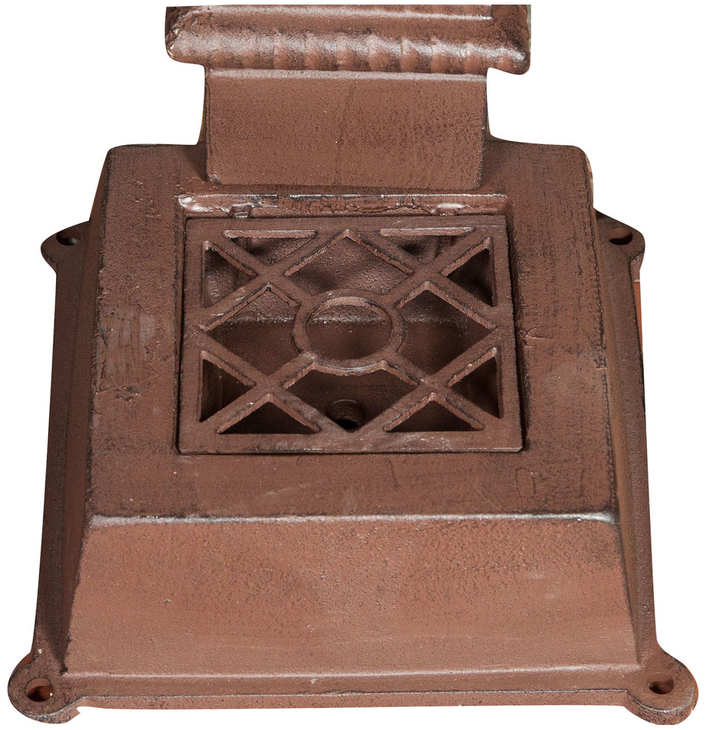 Biscottini Fontana in ghisa finitura ruggine anticata L37xPR30xH77 cm