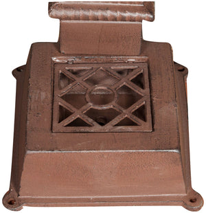 Biscottini Fontana in ghisa finitura ruggine anticata L37xPR30xH77 cm