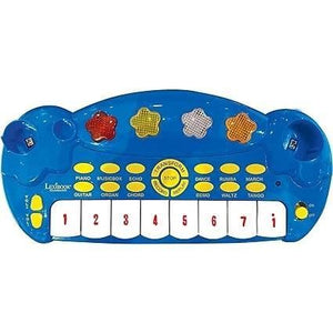 Batteria luminosa completa con tastiera, piatti e sgabello