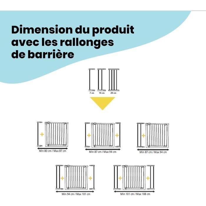 Barriere esay metallo chiuso Blac