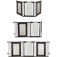 Barriera di sicurezza - DREAMBABY - DENVER - 3 pannelli - 85,5-200 x 74 cm - Bidirezionale - Nera