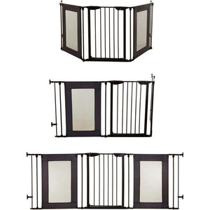 Barriera di sicurezza - DREAMBABY - DENVER - 3 pannelli - 85,5-200 x 74 cm - Bidirezionale - Nera