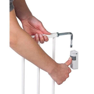 Barriere di sicurezza Primo blanche metallico allungabile fissato al muro