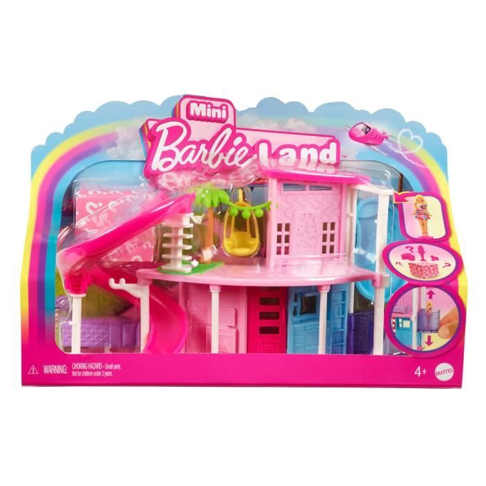 BARBIE Mini Mini casa delle bambole Barbieland - casa dei sogni con mini bambola a sorpresa - modello casuale