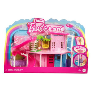 BARBIE Mini Mini casa delle bambole Barbieland - casa dei sogni con mini bambola a sorpresa - modello casuale