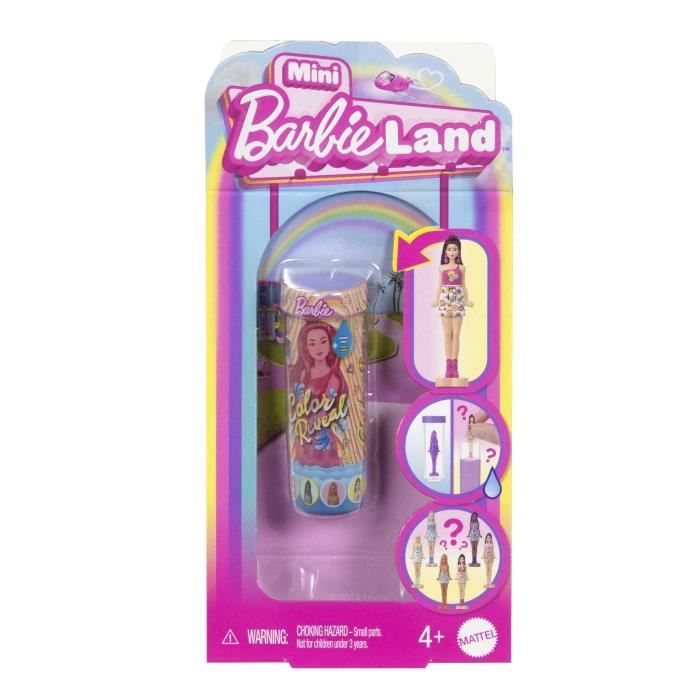 BARBIE Mini-BarbieLand Color Reveal Doll - Bambola da 1,5" - Barbie - JCR08