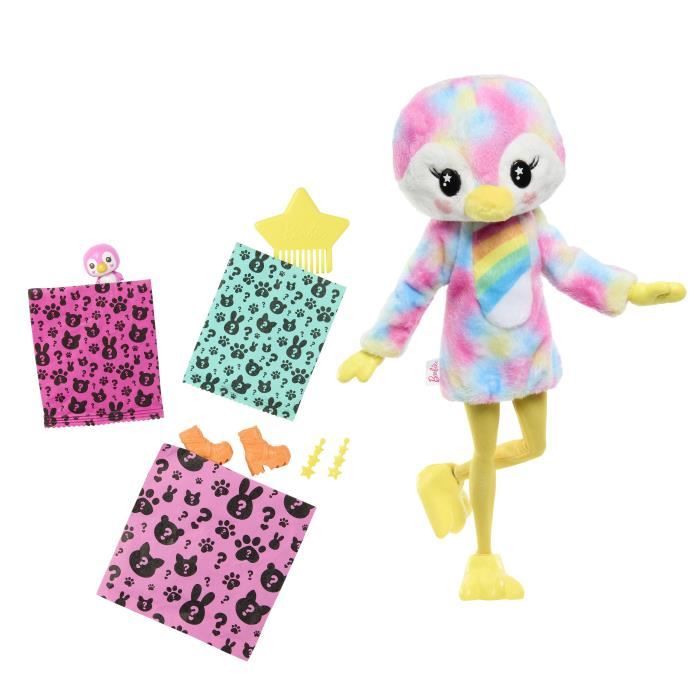 Barbie-Barbie Cutie Reveal-Bambola Pinguino Reveal Colorata e 10 Sorprese40 HRK