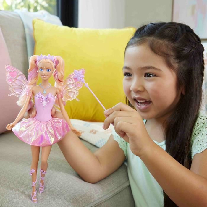 Barbie Fairy Doll - Ali e vestito che cambiano colore