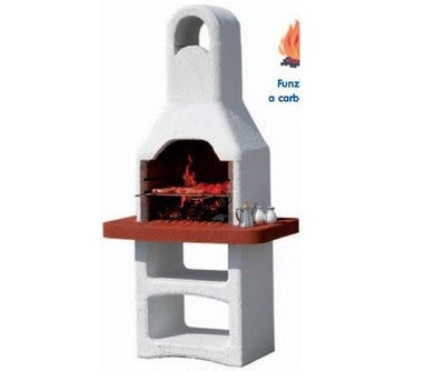 BARBECUE IN MURATURA LAREDO KG. 210 CM. 88X56X176H