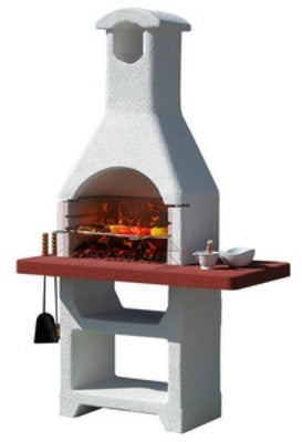BARBECUE IN MURATURA MARTINICA KG. 305 CM. 125X65X210H