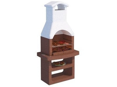 BARBECUE BETON CARBONE PREFABBRICATO IN CEMENTO CM.L90xP59xH184