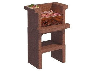 BARBECUE BETON LAPILLO PREFABBRICATO IN CEMENTO cm. L65xP49xH101