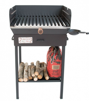 BARBECUE A CARBONELLA IN FERRO BATTUTO FAMILY CM. 50  x 40  x 92