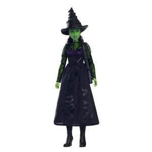 Bambola Mattel-Wicked-Elphaba con accessori e vestiti rimovibili - Wicked - HXT62