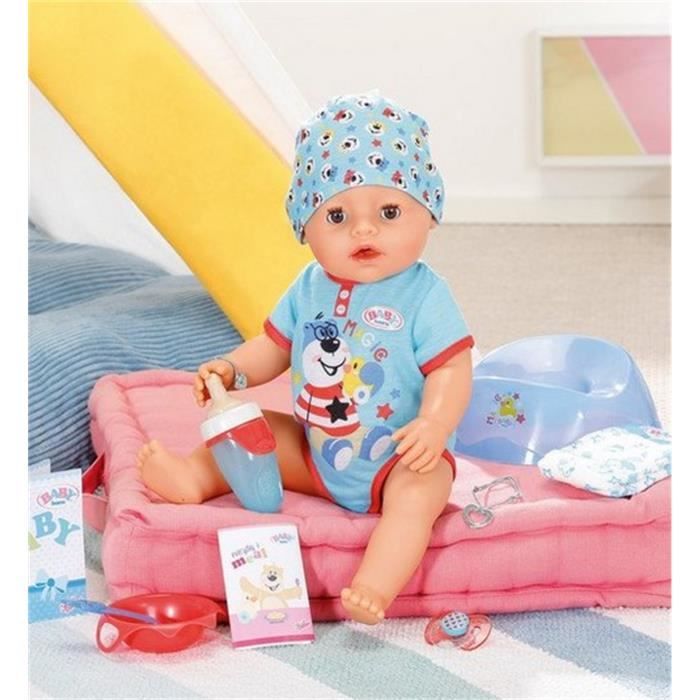 Bambola Baby Born Magic Boy 43 cm - Creazione Zapf - Occhi che si aprono e si chiudono - Accessori inclusi