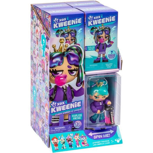 Bambola a sorpresa - XOX KWEENIE - Serie Fearless - 13 cm - 13 modelli da collezionare - Modello casuale