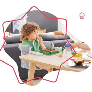 BADABULLE BASCH TABLE SEDIRE CON SISTEMA AGGIORNAMENTO A 4 ARM, piegatura ultra compatta, da 6 a 36 mesi