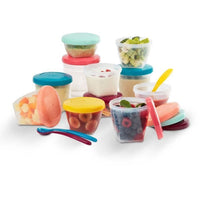 BABYMOOV Babybols Kit XXL MultiSet 12 vasetti + 3 cucchiaini morbidi