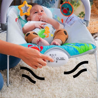 BABY EINSTEIN Sedia a sdraio Neptune - Ocean Explorers, 15 melodie, luci, vibrazioni