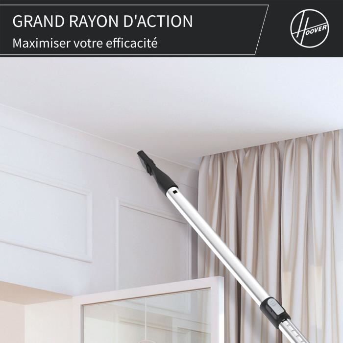 Aspirapolvere senza sacco - HOOVER - HP320PET - 850 W - 2 L - 75 dBA - Speciale per animali