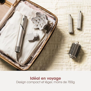 Asciugacapelli e styler 2 in 1 - SHARK FLEXSTYLE - HD446SLEU - 5 accessori - Champagne - 1400 W