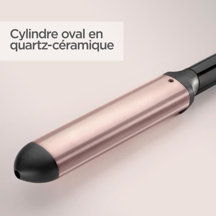 Arricciacapelli con bacchetta ondulante ovale - BABYLISS - C457E - Quarzo-ceramica - 6 temperature da 160C a 210C