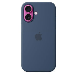 APPLE iPhone 16 - Custodia in silicone con MagSafe - Denim