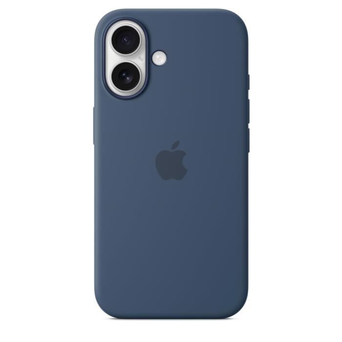 APPLE iPhone 16 - Custodia in silicone con MagSafe - Denim