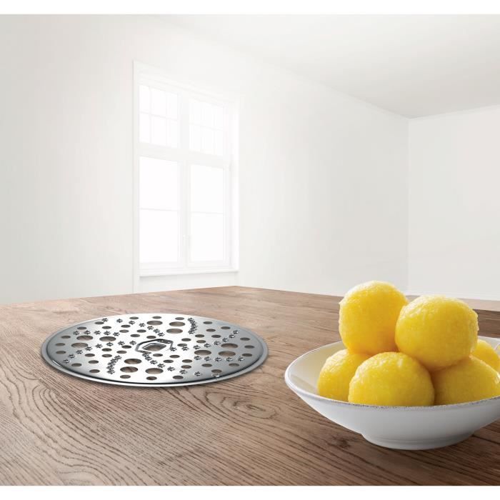 Accessorio disco in acciaio inox per grattugiare - BOSCH - MUZ45RS1 - Compatibile con robot pasticceria MUM4, MUMS2, MUM5 e MUM Serie 4