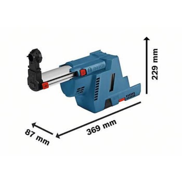 Accessorio aspirazione Bosch Professional GDE 18V-16 per GBH 18V-24, GBH18V-26 e GBH 18V-28 - 1600A0051M