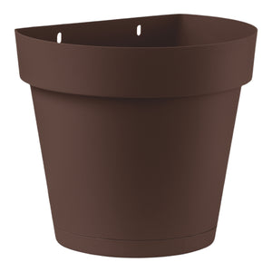 VASO GERLA in plastica CLEO VARI COLORI vaso a muro diam. 25 cm per esterno VECA Color: BRONZO