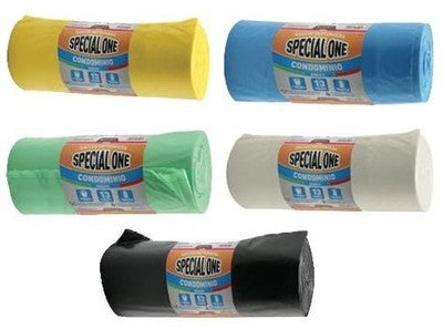 BUSTE PATTUMIERA BRIXO POLIETILENE RACCOLTA DIFFER. N.U 70X110 - CF DA 130 PZ