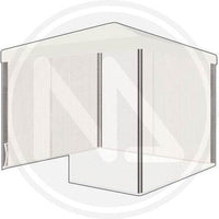 ZANZARIERA PER GAZEBO COMPONIBILE BIANCA CM. 300X300X200H