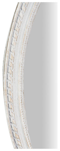 Biscottini Specchiera da appendere finitura bianco anticato.