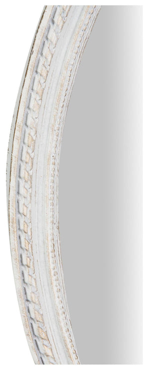 Biscottini Specchiera da appendere finitura bianco anticato.