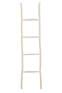 Biscottini Scala portasciugamani in legno finitura bianca dimensioni lunghezza profondità