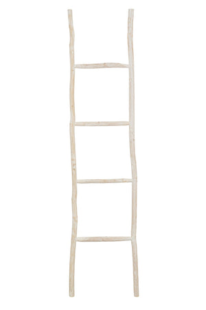 Biscottini Scala portasciugamani in legno finitura bianca dimensioni lunghezza profondità