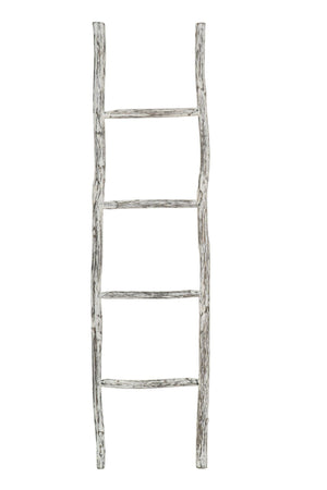 Biscottini Scala portasciugamani in legno finitura nera dimensioni lunghezza profondità