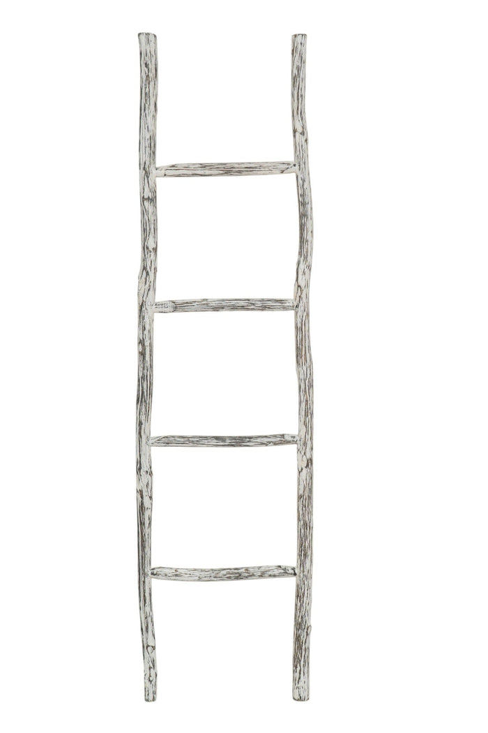 Biscottini Scala portasciugamani in legno finitura nera dimensioni lunghezza profondità