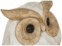Biscottini Gufo in resina dipinta L53xPR21,5XH39 cm Statuetta raffigurante dimensioni