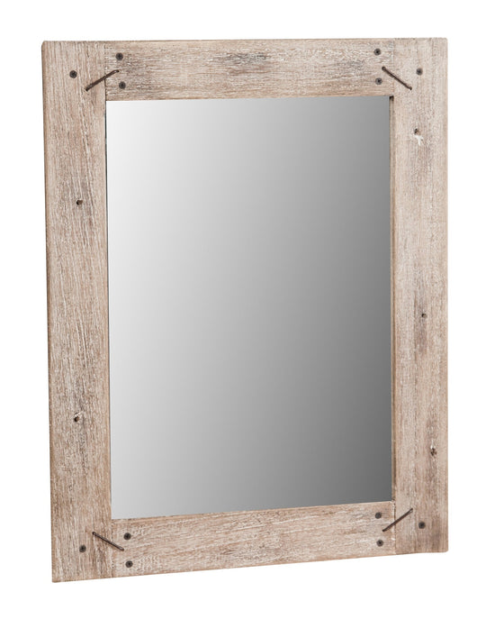 Biscottini Specchio da parete in legno massello RUSTICO effetto antico dipinto Offerta