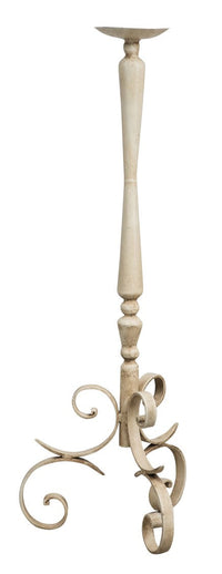 Biscottini CANDELIERE A PIANTANA IN FERRO BATTUTO L27XPR27XH82 CM CM.Tutte misure Offerta