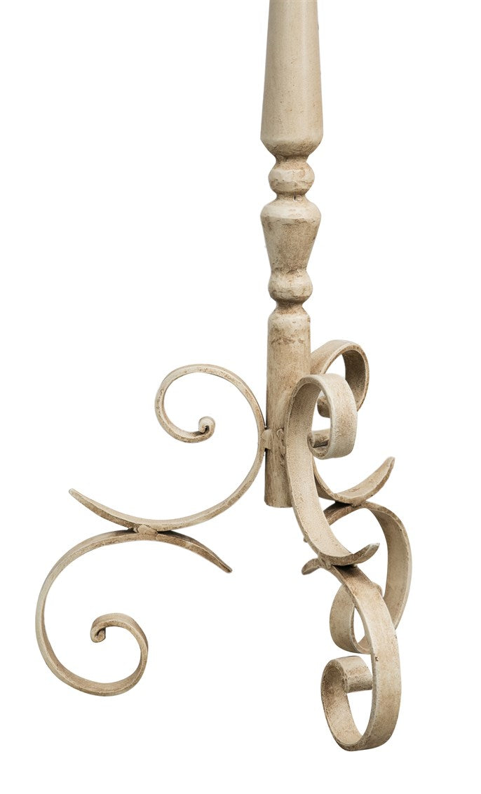 Biscottini CANDELIERE A PIANTANA IN FERRO BATTUTO L27XPR27XH82 CM CM.Tutte misure Offerta