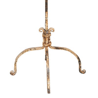 Biscottini CANDELIERE A PIANTANA IN FERRO BATTUTO LAVORATO A MANO dimensioni lunghezza