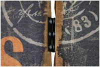 Biscottini Separé 'GALLO' con stampa monofacciale su tela in juta grezza L45xPR9xH183 cm