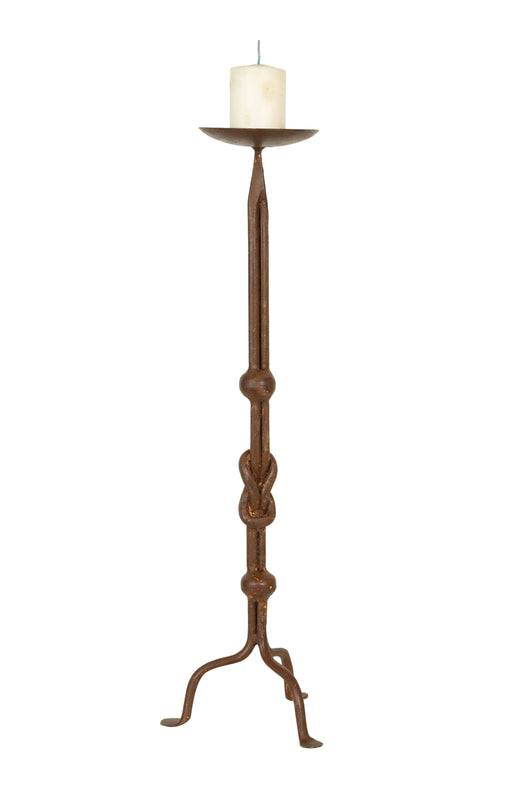 Biscottini CANDELIERE IN FERRO BATTUTO LAVORATO A MANO L19XPR19XH64 mano, finitura