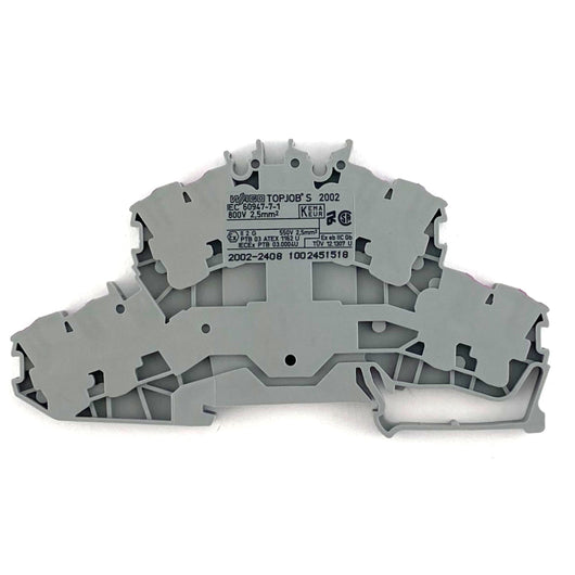 Morsetto distributore grigio 2,5mmq. Wago