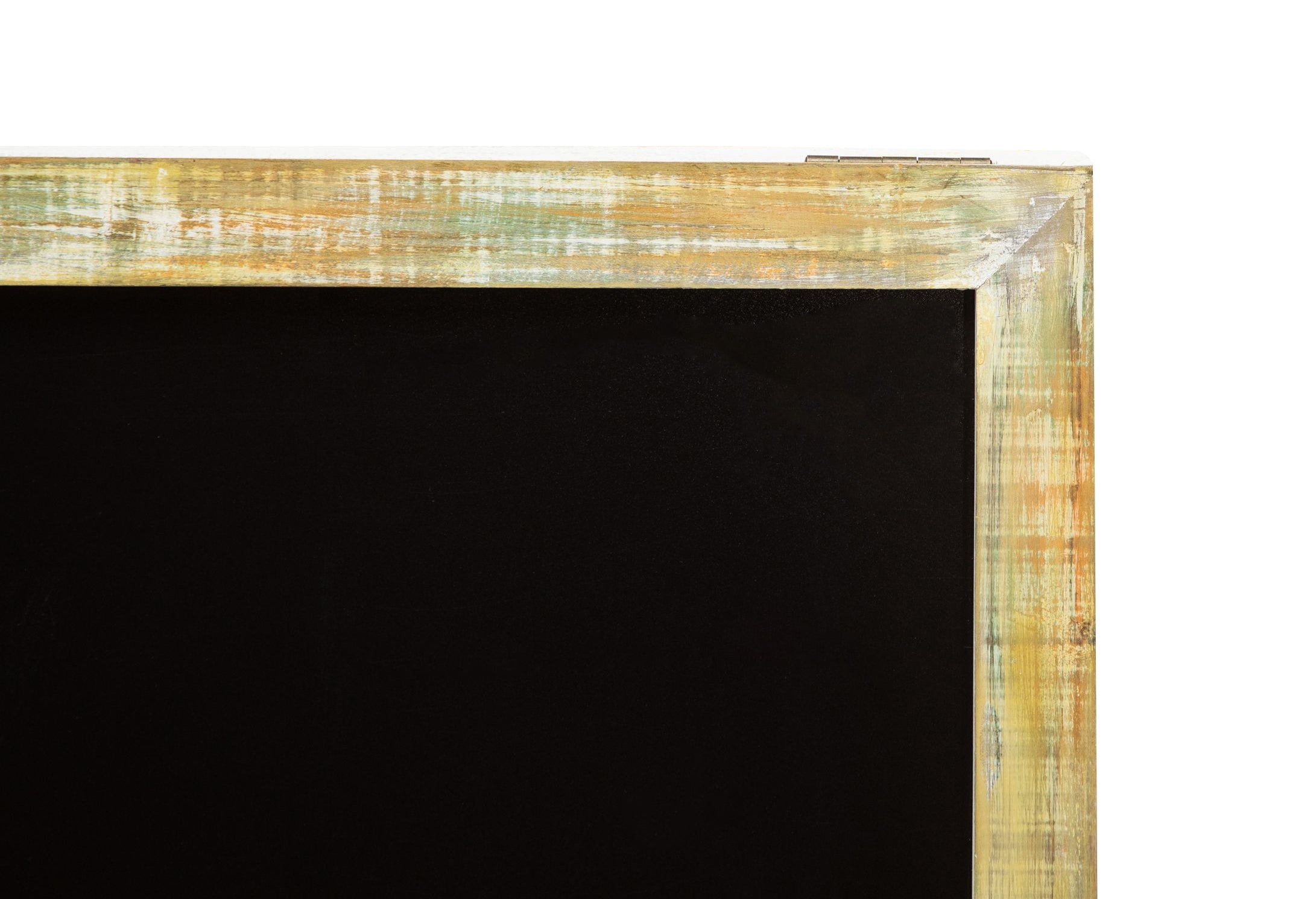 Biscottini LAVAGNA DA TERRA BIFACCIALE CON CORNICE IN LEGNO L50XPR4,5XH100 CM legno.