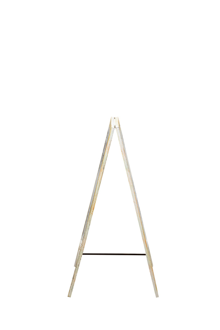 Biscottini LAVAGNA DA TERRA BIFACCIALE CON CORNICE IN LEGNO L50XPR4,5XH100 CM legno.