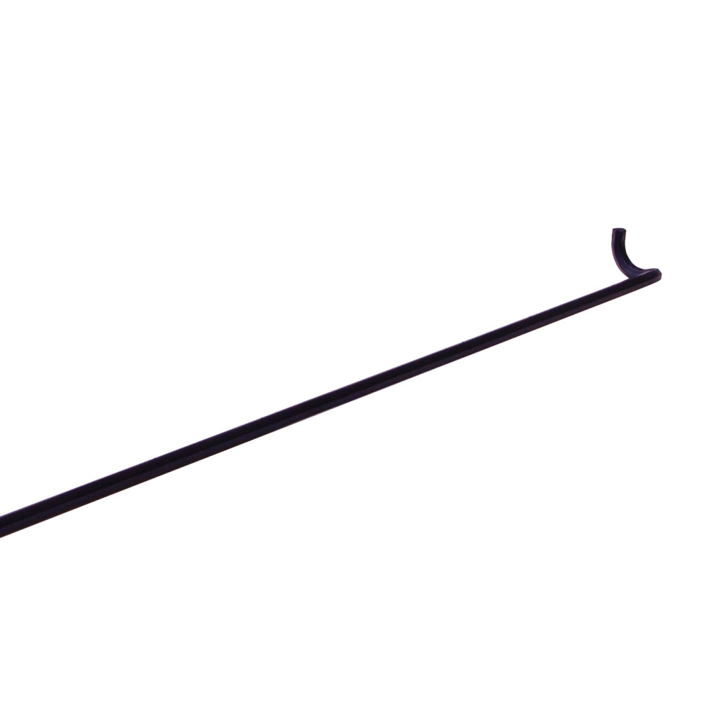 Asta superiore destra a gancio per spagnolette 110 cm.